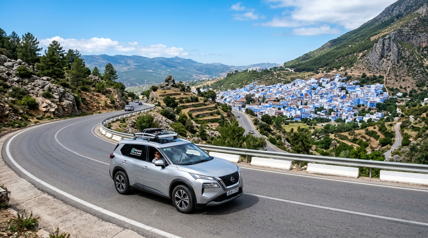 Voiture de location au départ de Fès sur la route du désert et de Chefchaouen