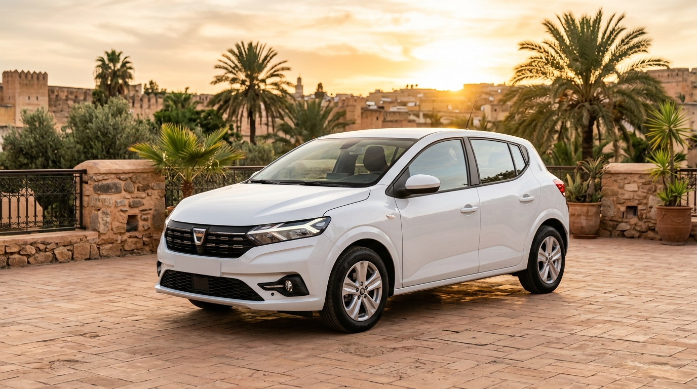 Dacia Sandero car rental in Fes Medina