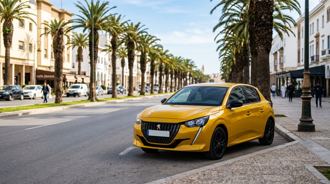 Peugeot 208 location voiture F&egrave;s Maroc
